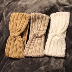 Home made crochet headbands